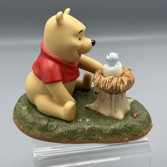 Vtg Disney Pooh and Friends Winnie the Pooh Figure Welcome Little One Blue Bird - Picture 6 of 16